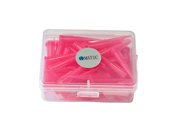 Иглы пластиковые конические TT 25G ID 0.28+/-0.03 Red (50 шт)