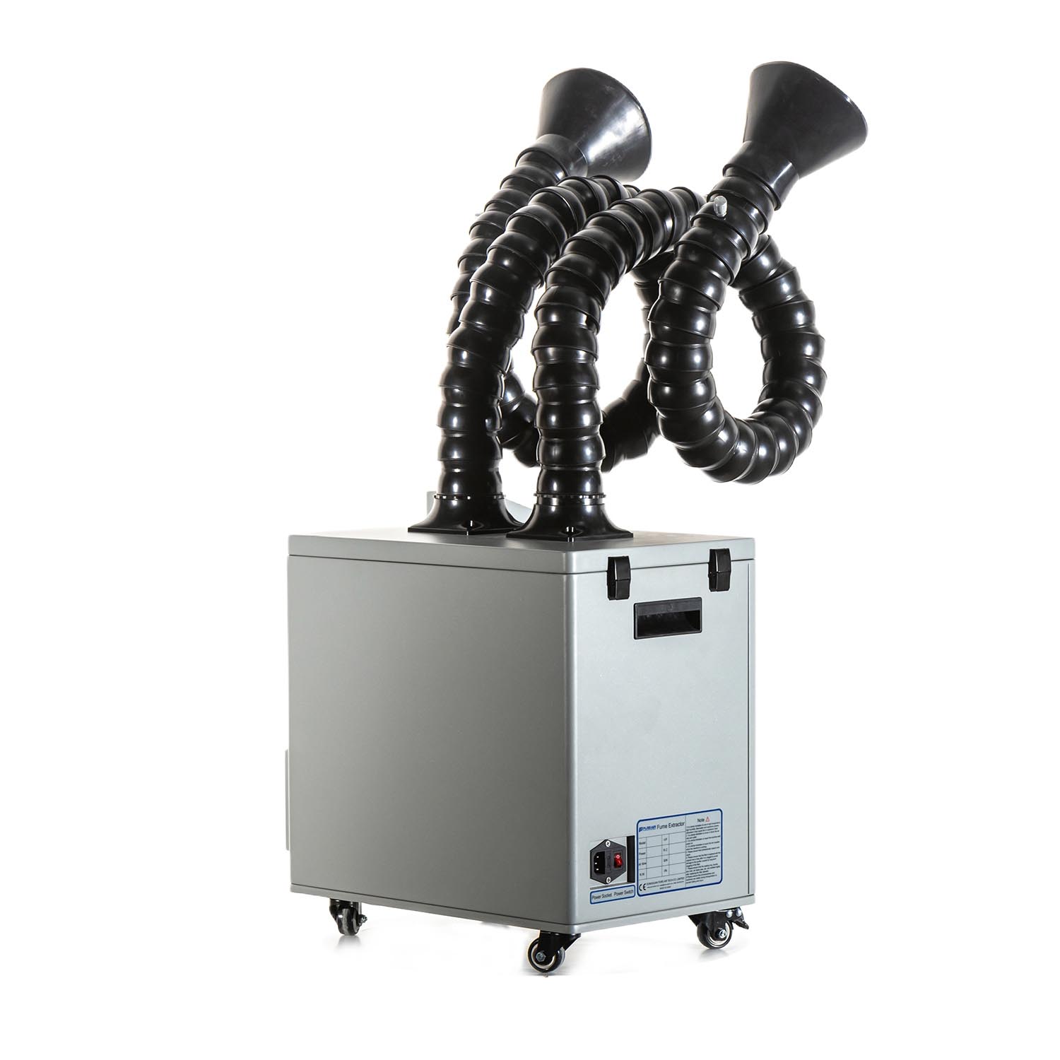 Дымоуловитель PURE-AIR PA-F350D с дымоприемниками 2х75мм