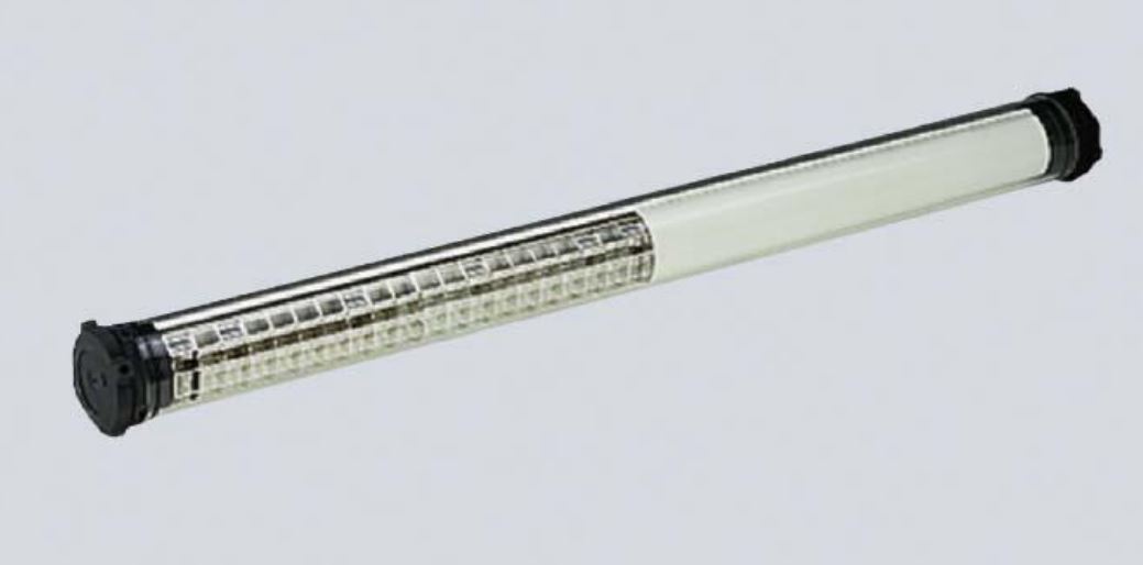 Светильник трубчатый RL70CE-136 (CFL 36Вт/747мм/DC 24В/акрил;параб. решетка;IP67)