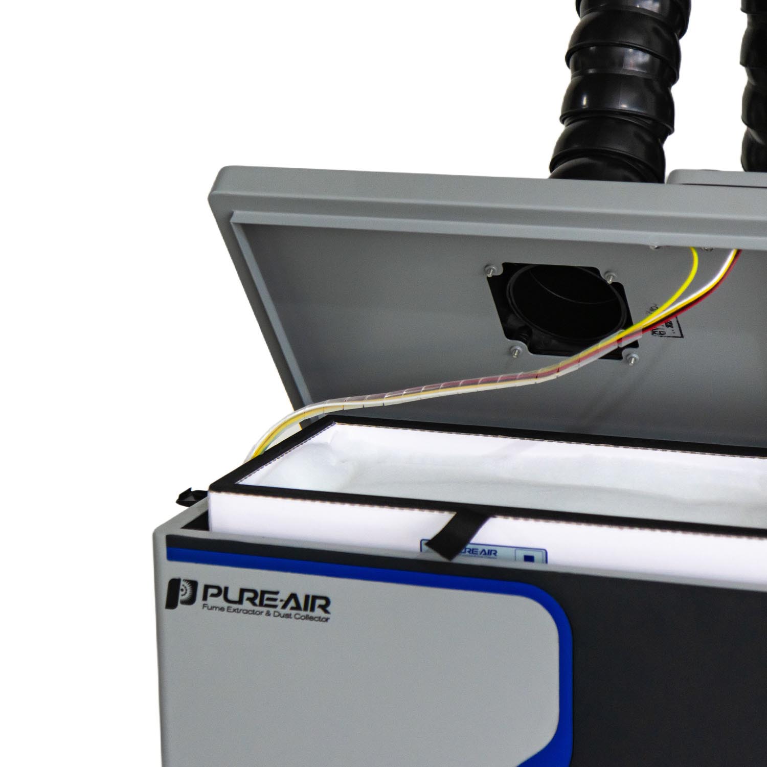 Дымоуловитель PURE-AIR PA-F250D с дымоприемниками 2х50мм