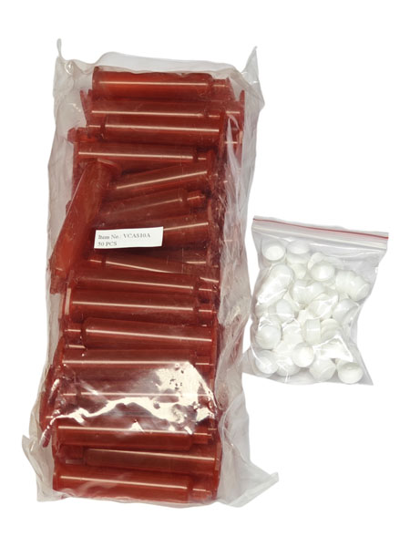 Шприц дозатора янтарный с белым поршнем VM 10cc (50шт)