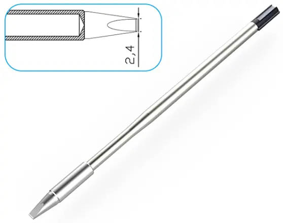 Картридж-наконечник для GT-Y130, клиновидный 2.4 х 10мм