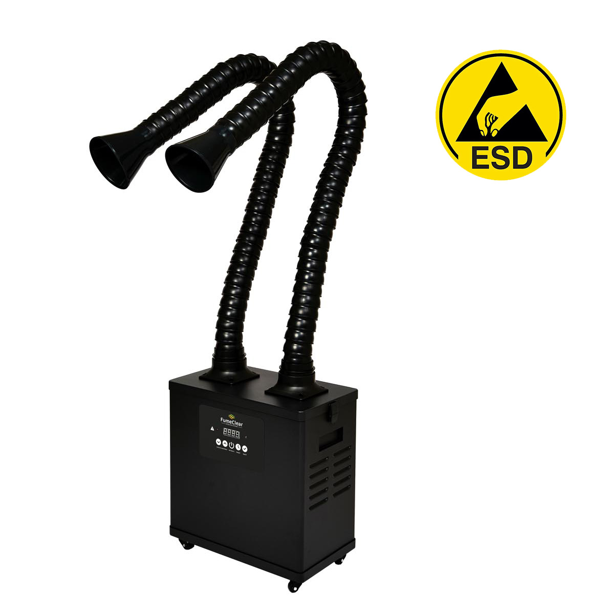 Дымоуловитель антистатический FUMECLEAR FC-1002 с дымоприемниками 2х75мм