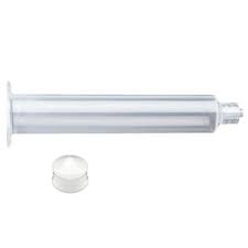 Шприц дозатора бесцветный с синим поршнем 55сс (50шт)