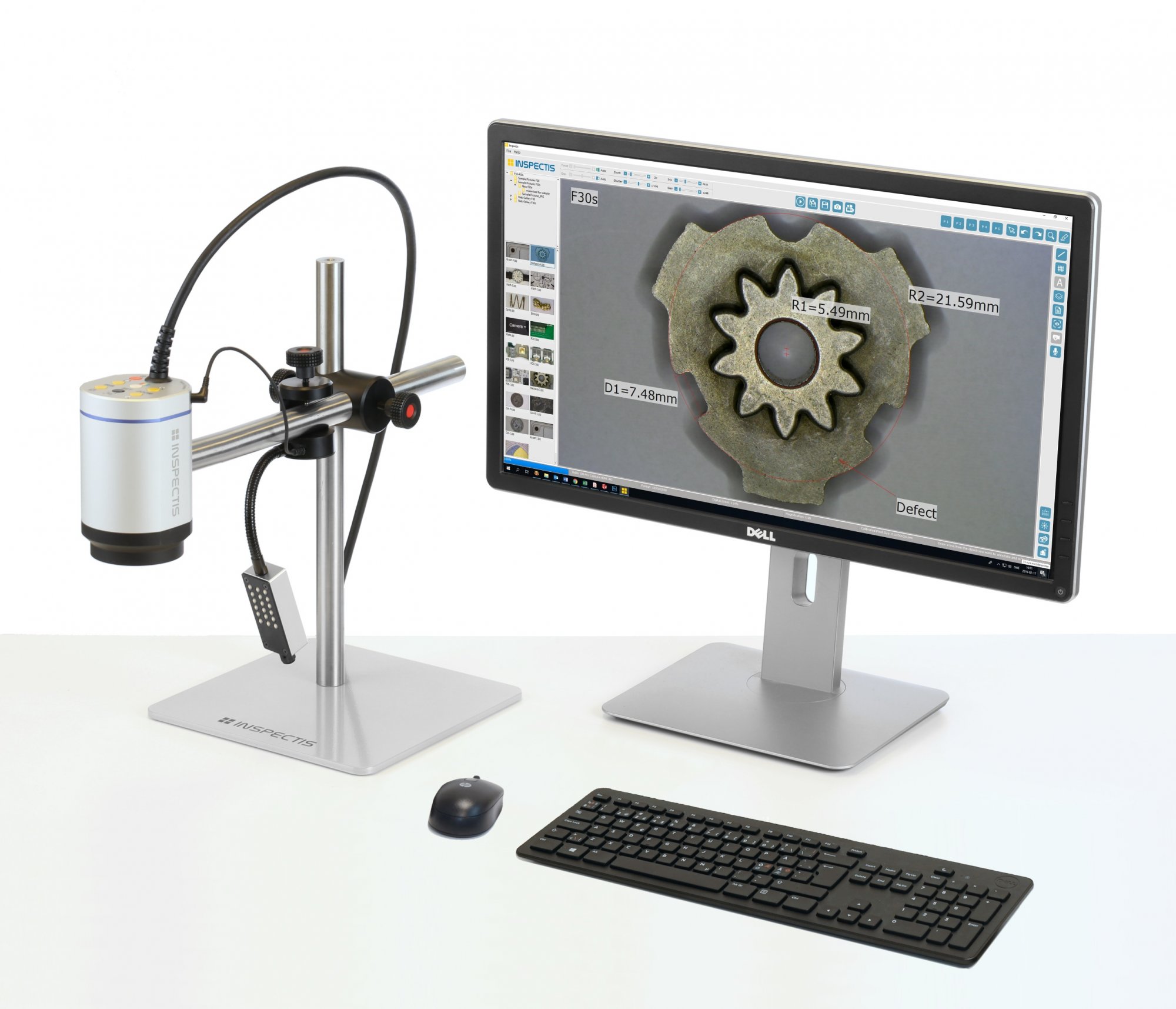Комплект с видеомикроскопом F30s (штатив, подсветка, устройство захвата + ПО Basics)