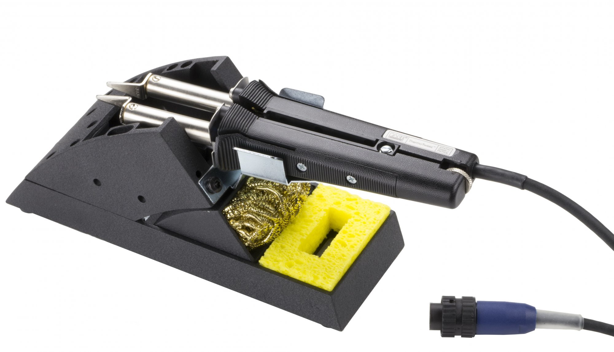 Термопинцет TT65 с подставкой и наконечником 1121-0313 (синий разъём)