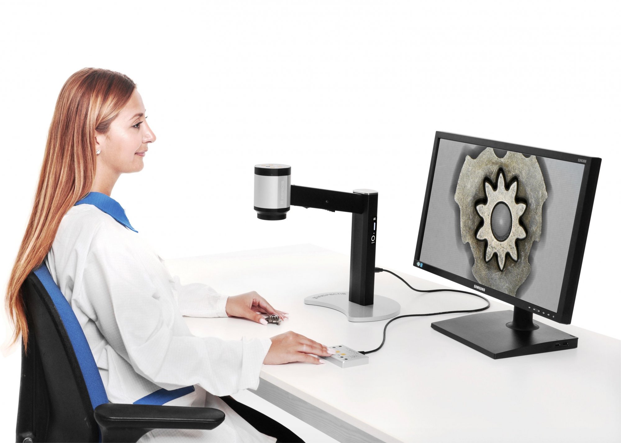 Комплект с видеомикроскопом C12-C (пульт,монитор)