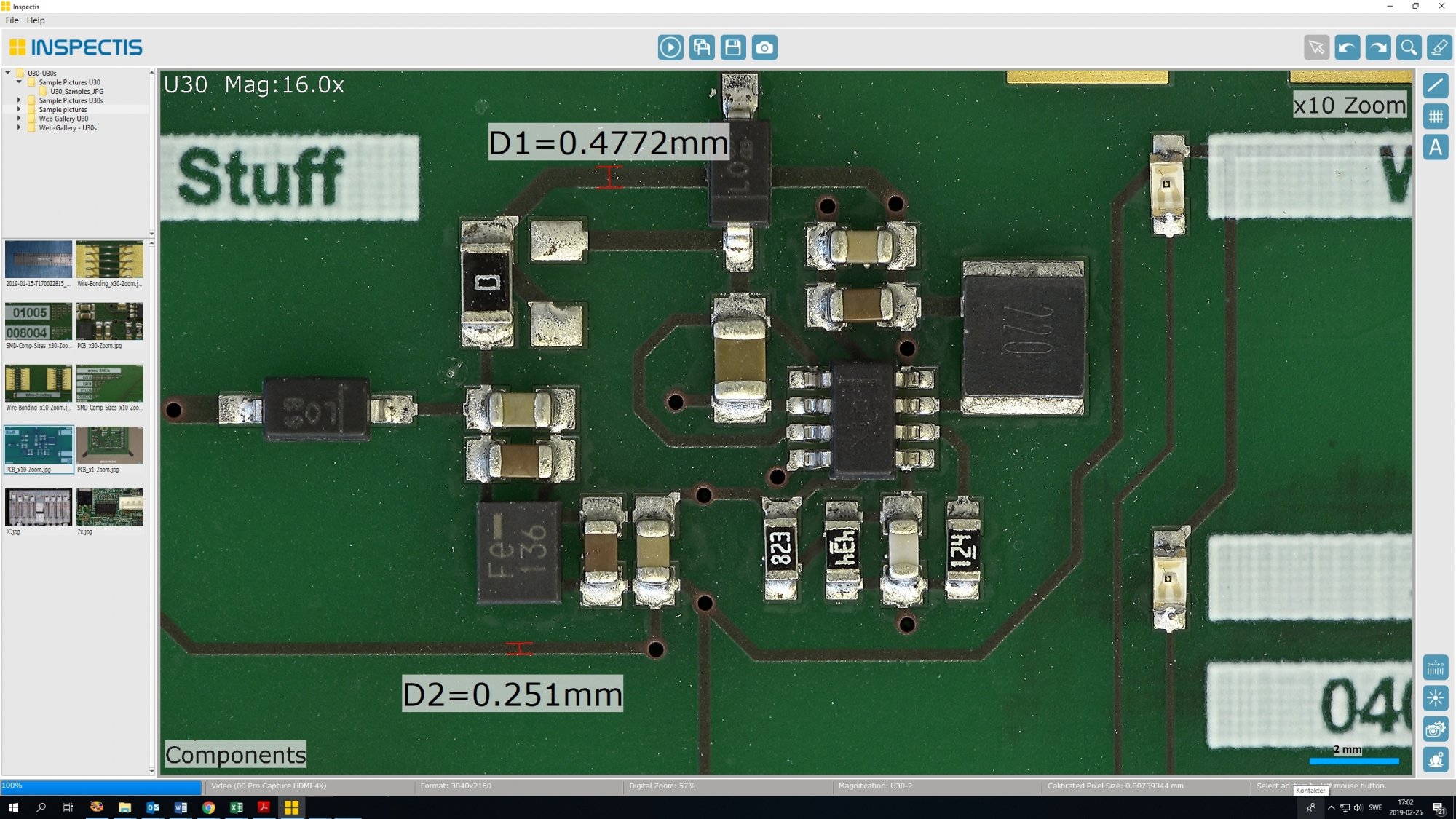Программное обеспечение INSPECTIS версии Bacics
